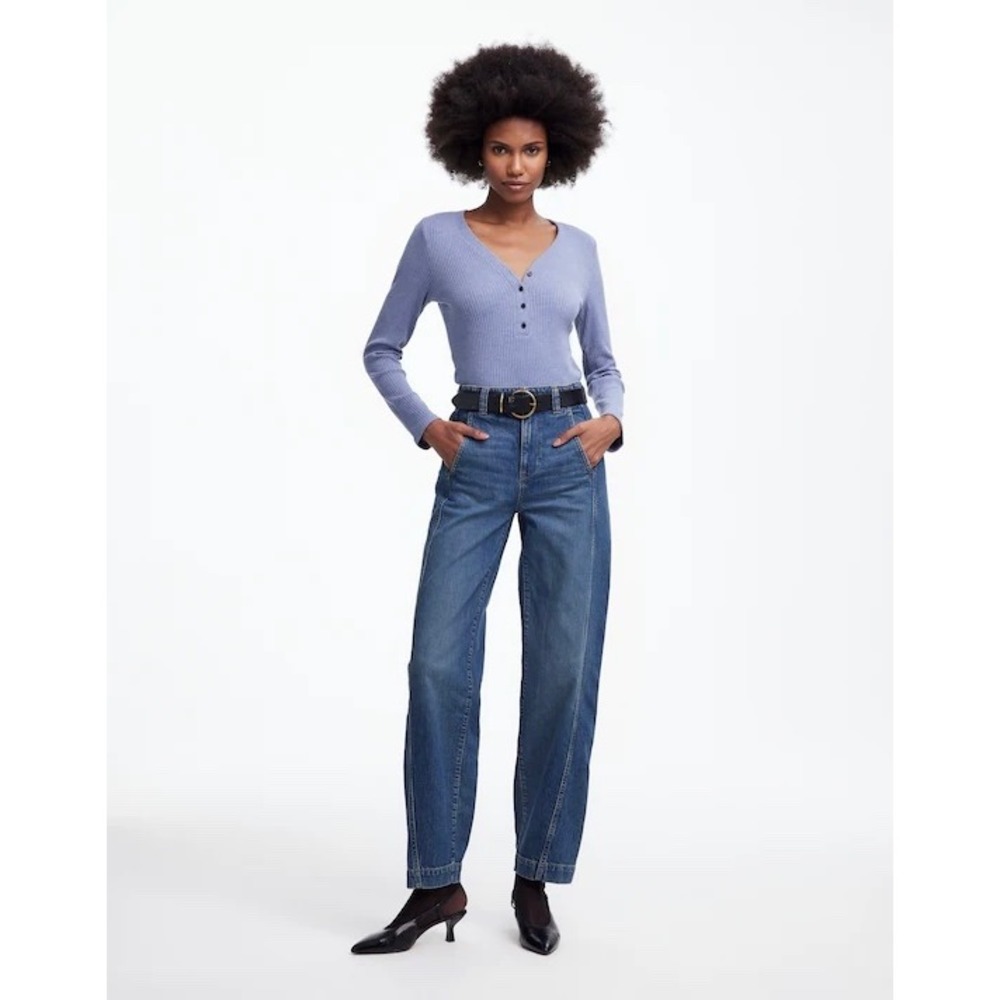 Madewell Tapered Denim Trousers Jeans